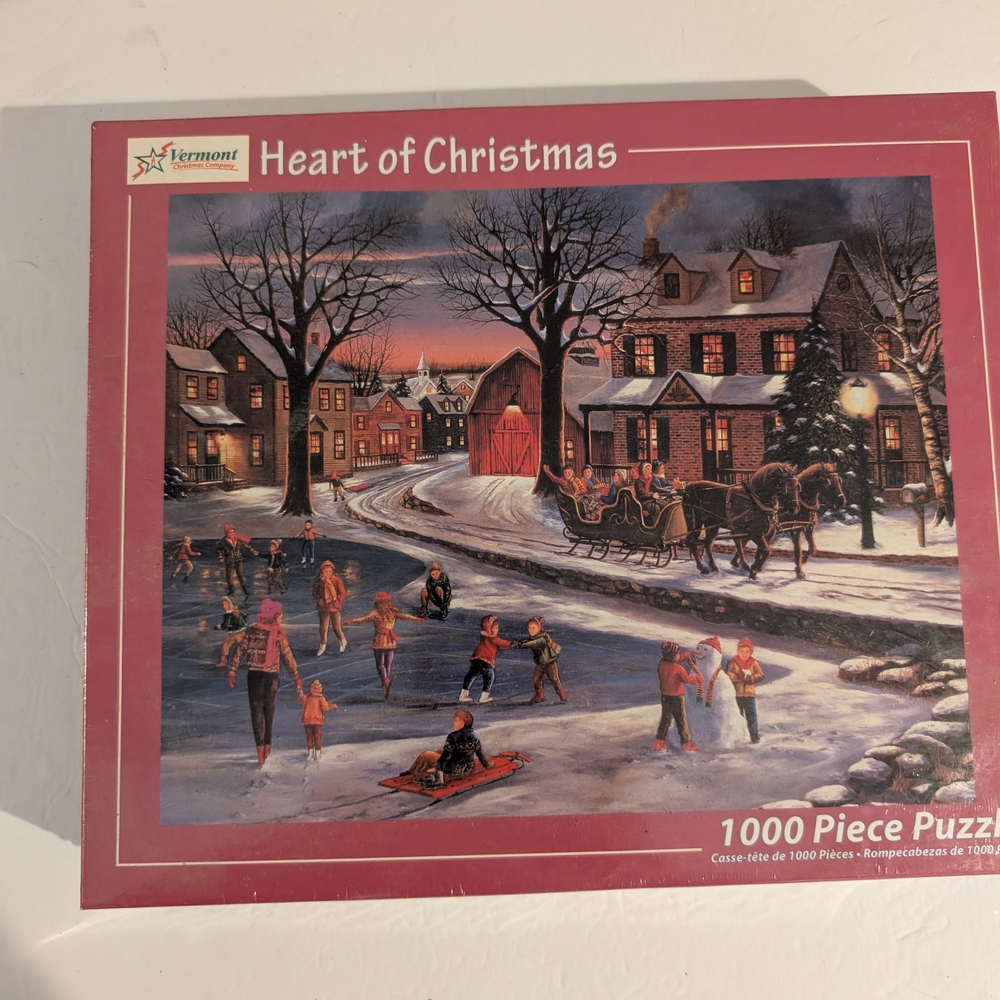 Vermont Christmas Company Heart of Christmas 1000 Piece Jigsaw Puzzle